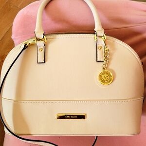 Anne Klein Cream Handbag